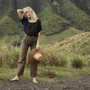 Doen XS NWT Frances Top Black